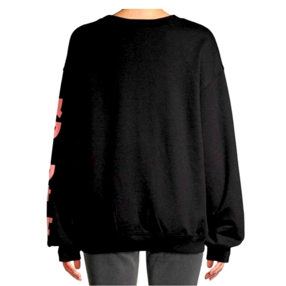 Starwars Sweatshirt Anime Crew Neck Pullover Japan Pink Black Juniors Size 7-9 - Picture 8 of 16